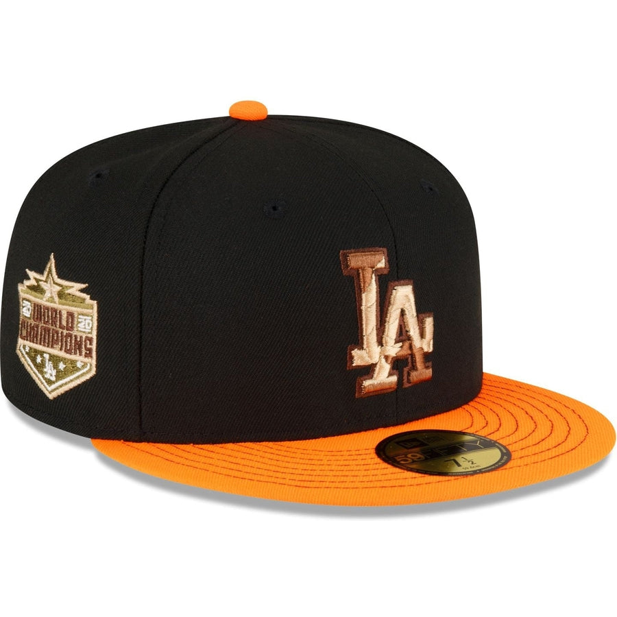 New Era Fitted Hat 7 5/8 MLB LA Dodgers Exclusive Patch UV Grail Pink  Bottom