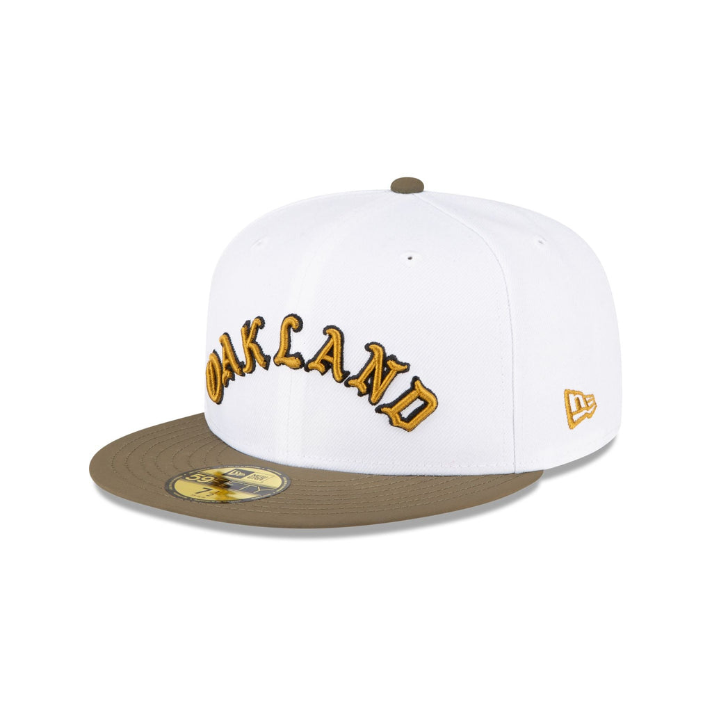 New Era Just Caps Forest Green Oakland Athletics 2023 59FIFTY Fitted Hat