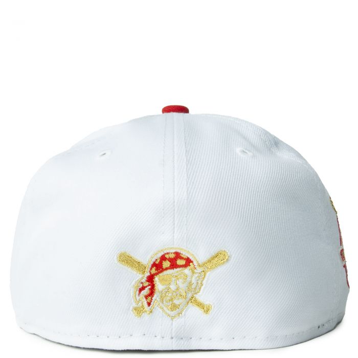 New Era Pittsburgh Pirates White/Red/Gold 59FIFTY Fitted Cap