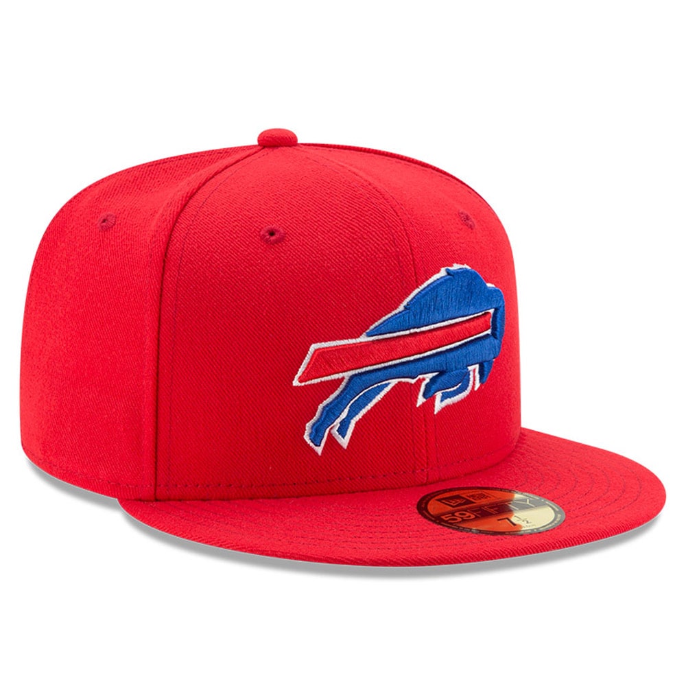 New Era Buffalo Bills Red Omaha 59FIFTY Fitted Hat