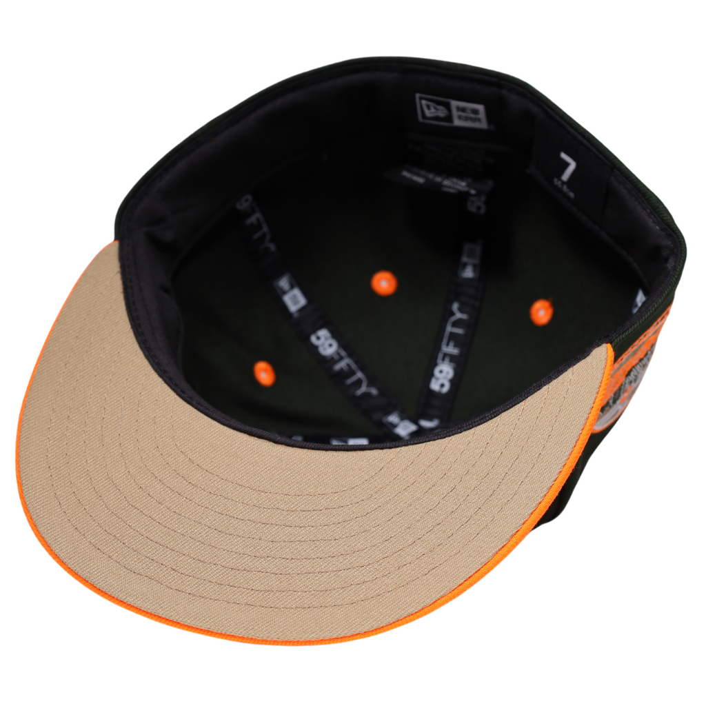 New Era Welcome Indianapolis Indy Hangtime City Black/Orange 59FIFTY Fitted Hat