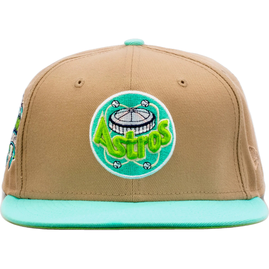 New Era x Shoe Palace Houston Astros 'Winter Wonderland' Beige/Mint 2023 59FIFTY Fitted Hat