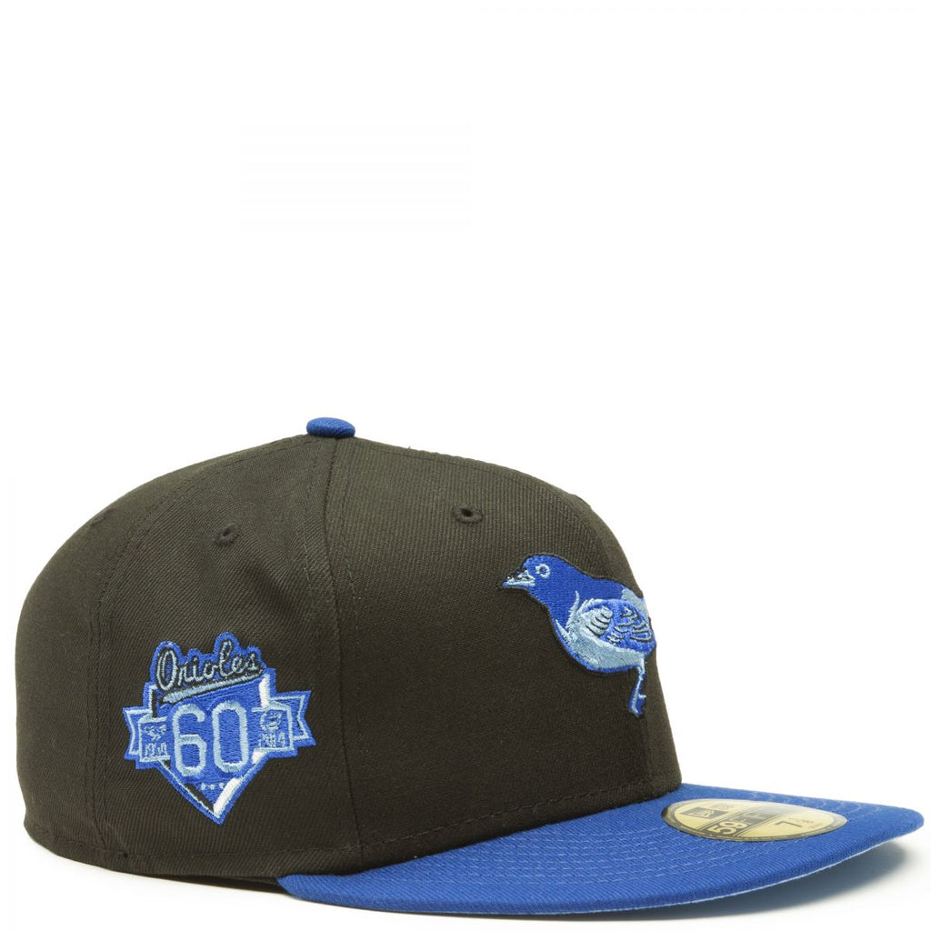 New Era Baltimore Orioles 60th Anniversary Black/Royal 59FIFTY Fitted Hat