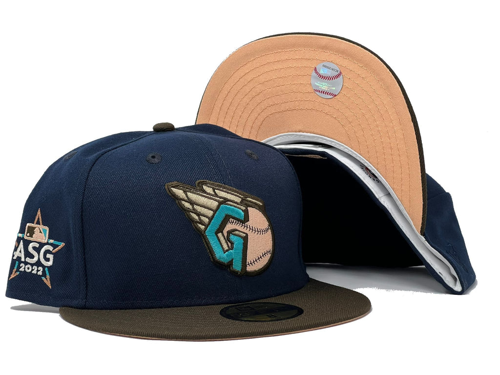 New Era Cleveland Guardians 2022 All-Star Game Light Navy/Brown/Peach 59FIFTY Fitted Hat