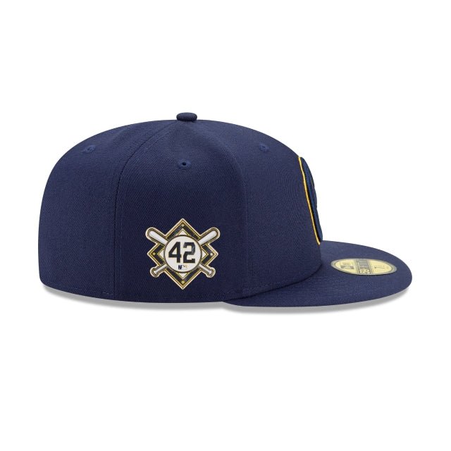 New Era Milwaukee Brewers Jackie Robinson Day 2022 59FIFTY Fitted Hat