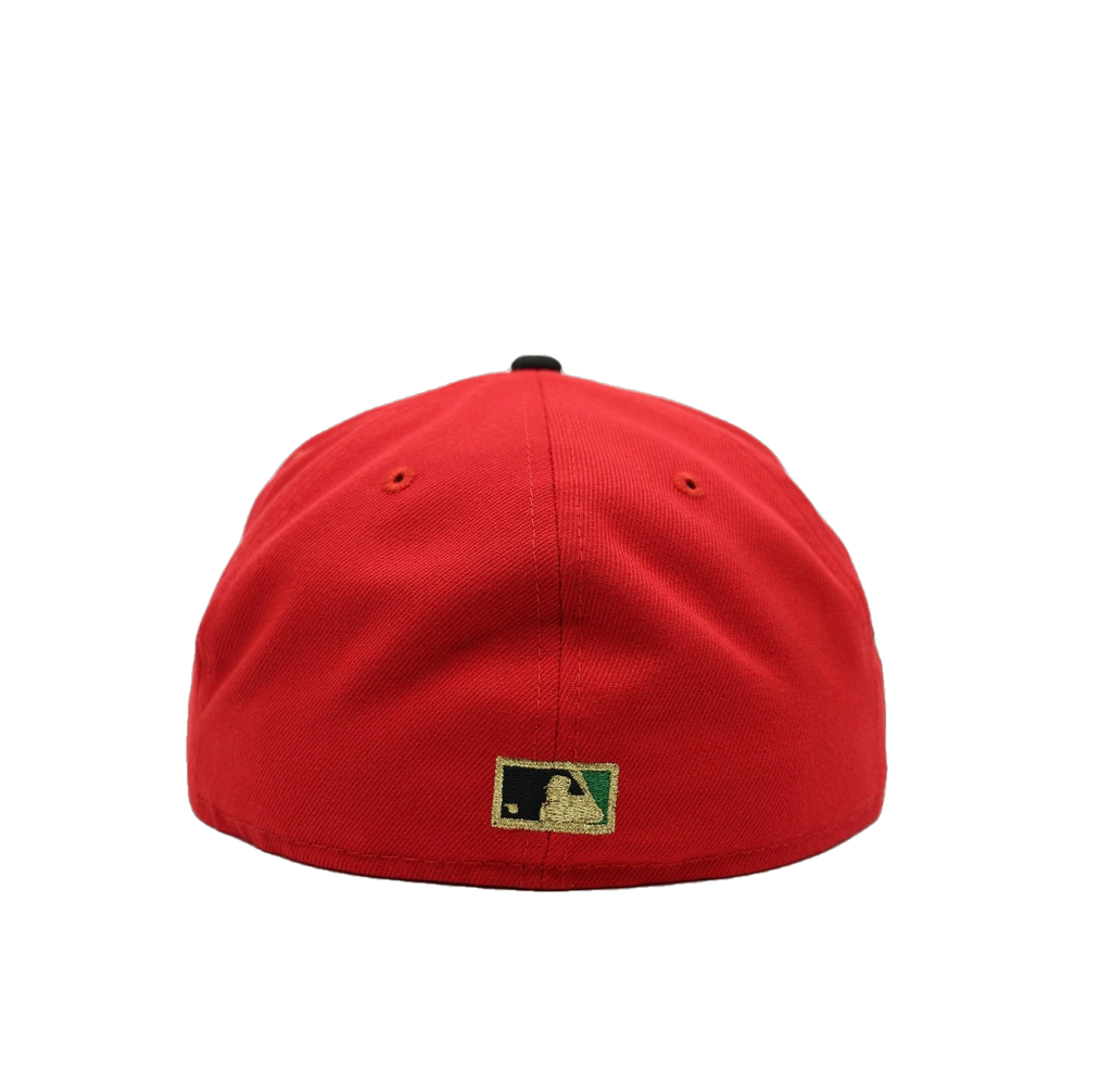 New Era Milwaukee Brewers "Belgium" Red/Black 2002 All-Star Game 59FIFTY Fitted Hat