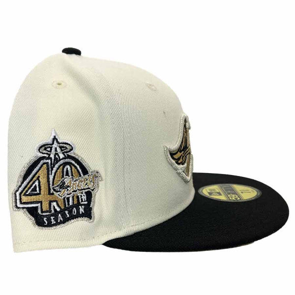 New Era Anaheim Angels 'Champagne' 40th Season Gold UV 59FIFTY Fitted Hat