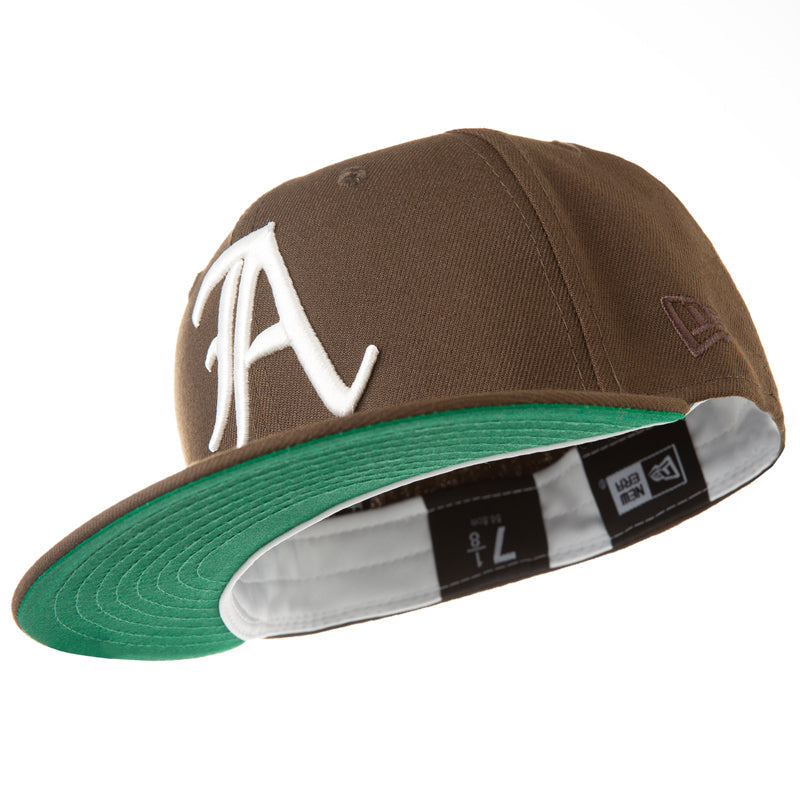 New Era  Anthem Calligraphy Walnut 59FIFTY Fitted Hat