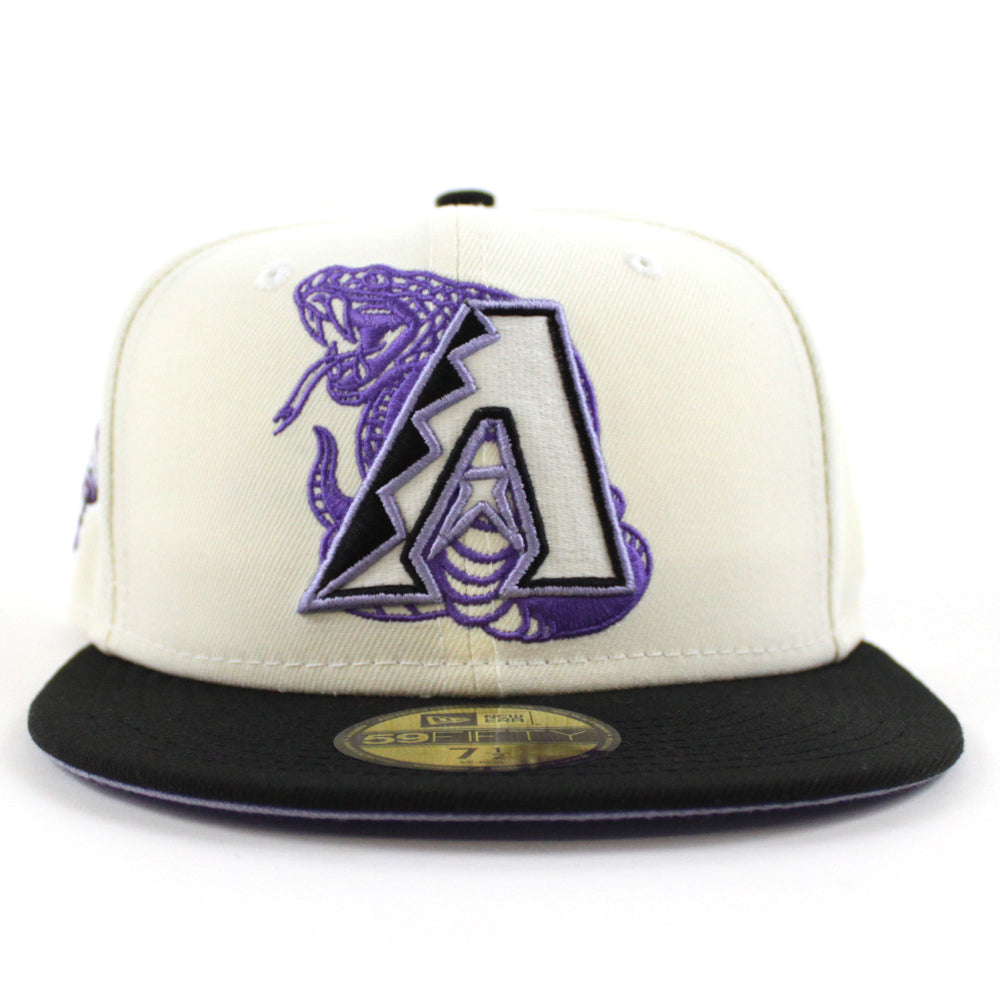 New Era Arizona Diamondbacks Chrome/Lavender 2001 World Series 59FIFTY Fitted Hat