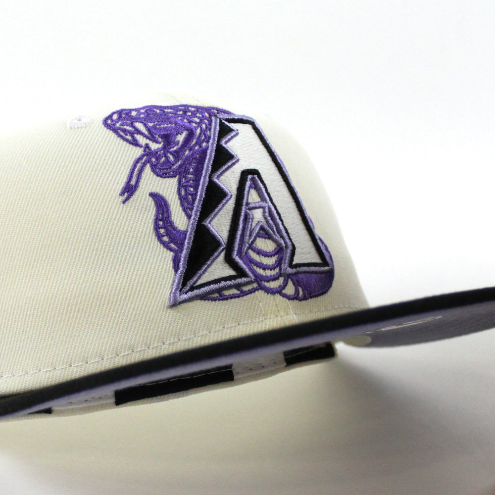 New Era Arizona Diamondbacks Chrome/Lavender 2001 World Series 59FIFTY Fitted Hat