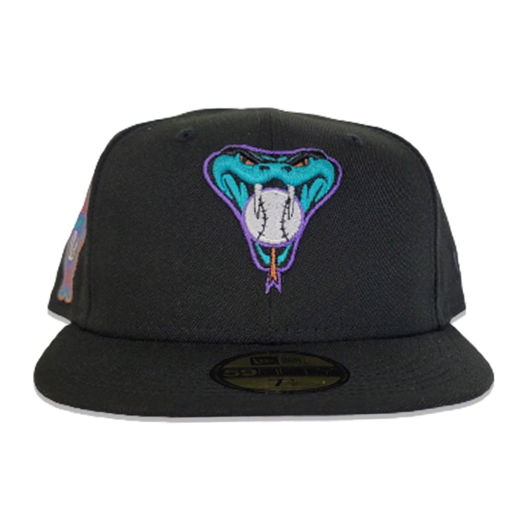 New Era Black Arizona Diamondbacks Purple Bottom 1998 Inaugural Season