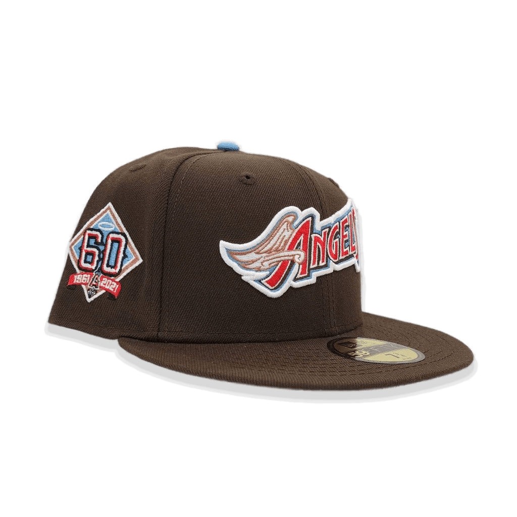 New Era Anaheim Angels Brown/Icy 60th Anniversary 59FIFTY Fitted Hat