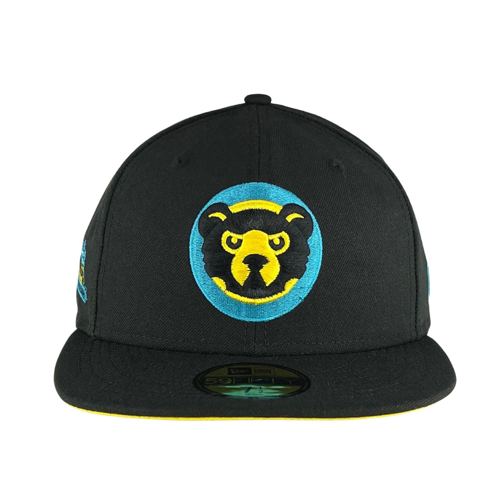 New Era Chicago Cubs Black/Yellow/Teal 'Comic Book' Inspired 59FIFTY Fitted Hat