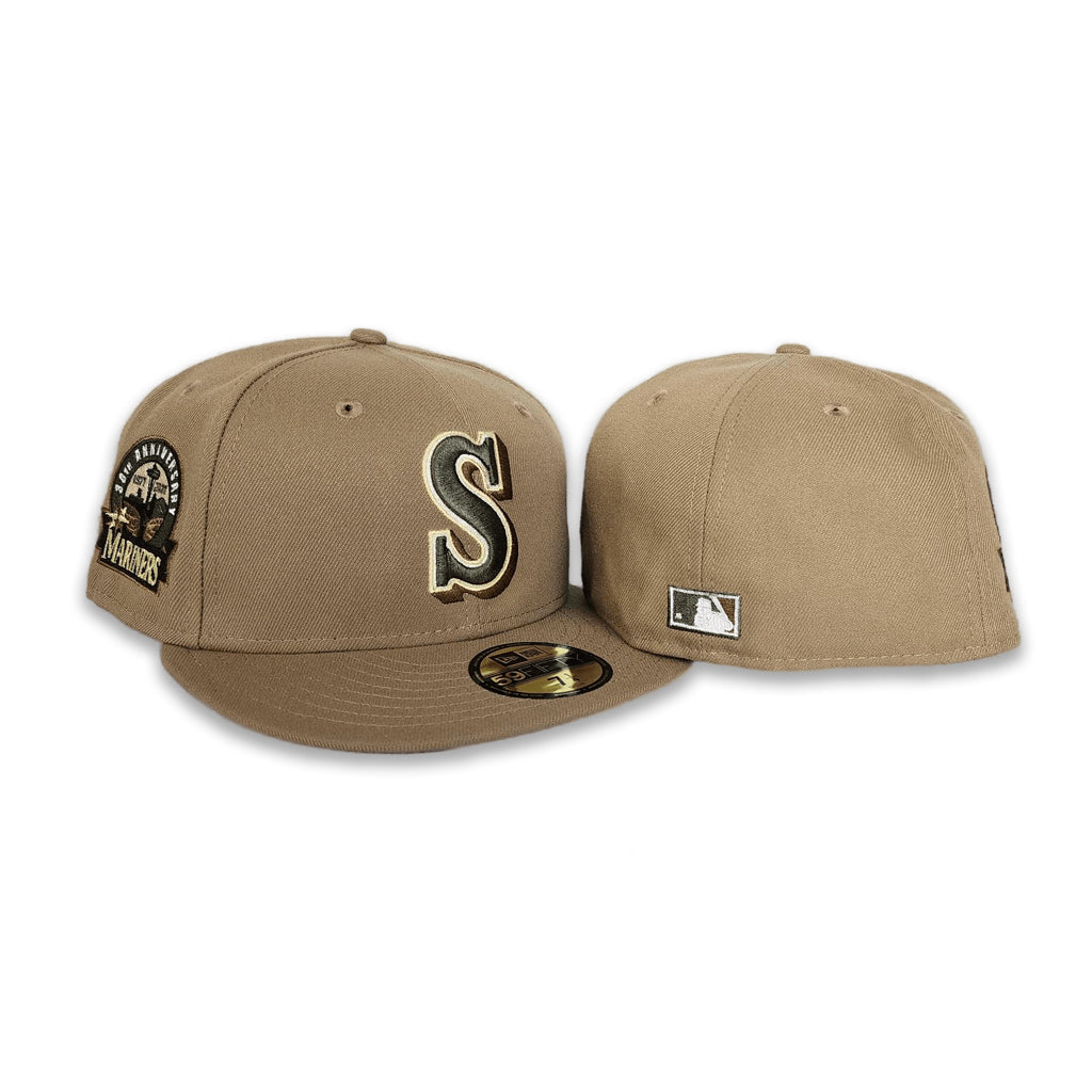 New Era Seattle Mariners 30th Anniversary Khaki 59FIFTY Fitted Hat