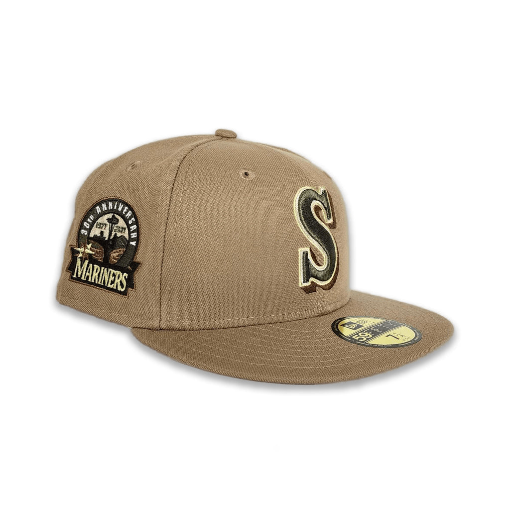 New Era Seattle Mariners 30th Anniversary Khaki 59FIFTY Fitted Hat