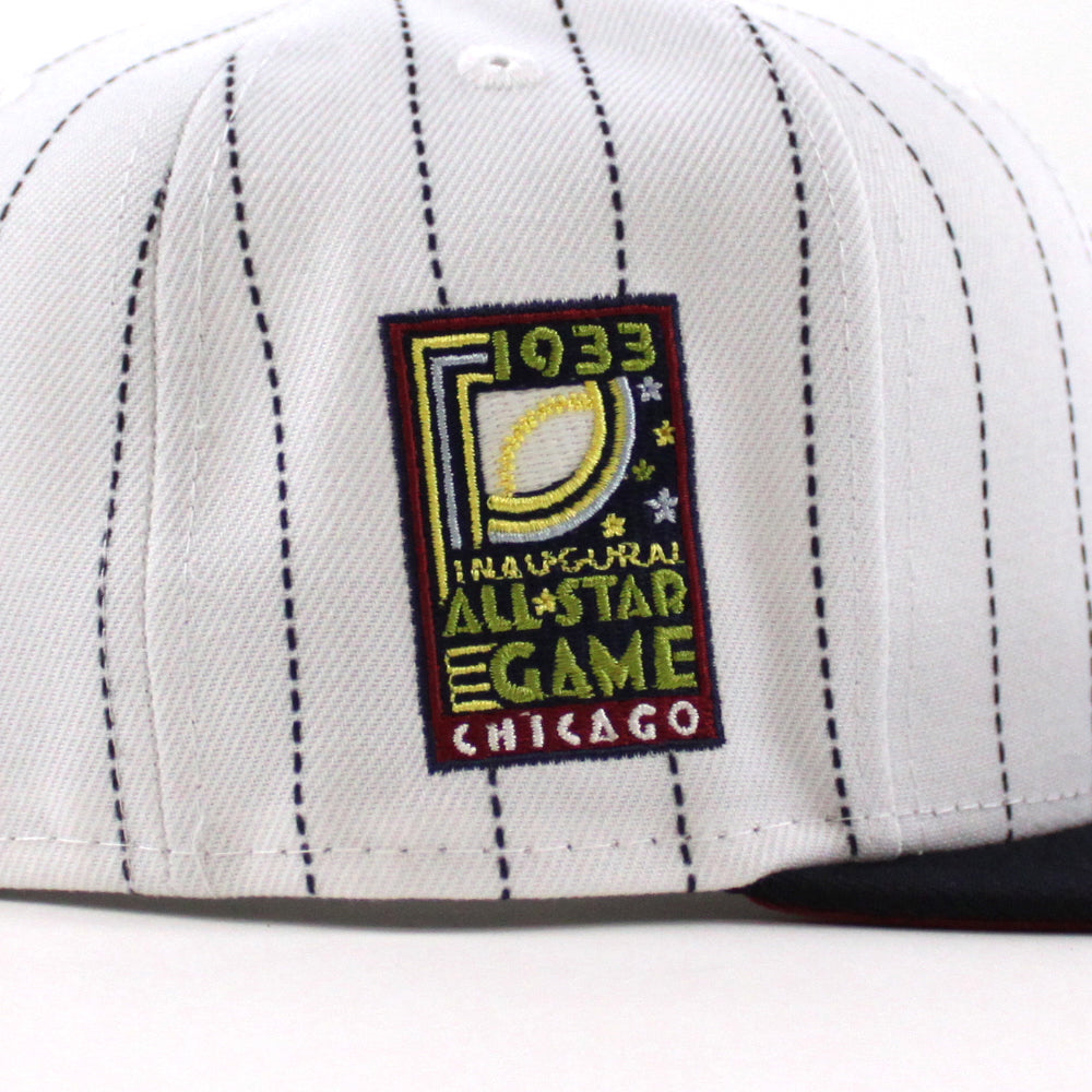 New Era Chicago White Sox 1933 All-Star Game White/Pinstripe 59FIFTY Fitted Hat