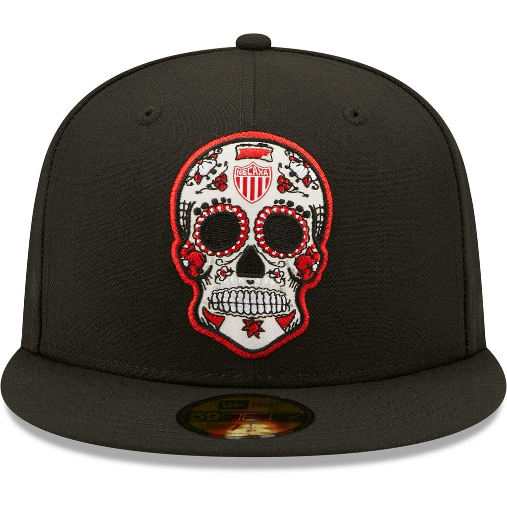 New Era Black Club Necaxa 59FIFTY Sugar Skull Fitted Hat