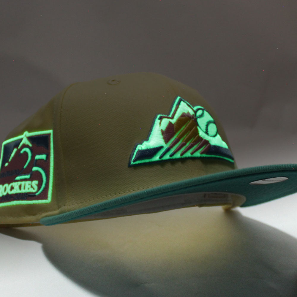 New Era Colorado Rockies Yellow/Mint 25th Anniversary 59FIFTY Fitted Hat