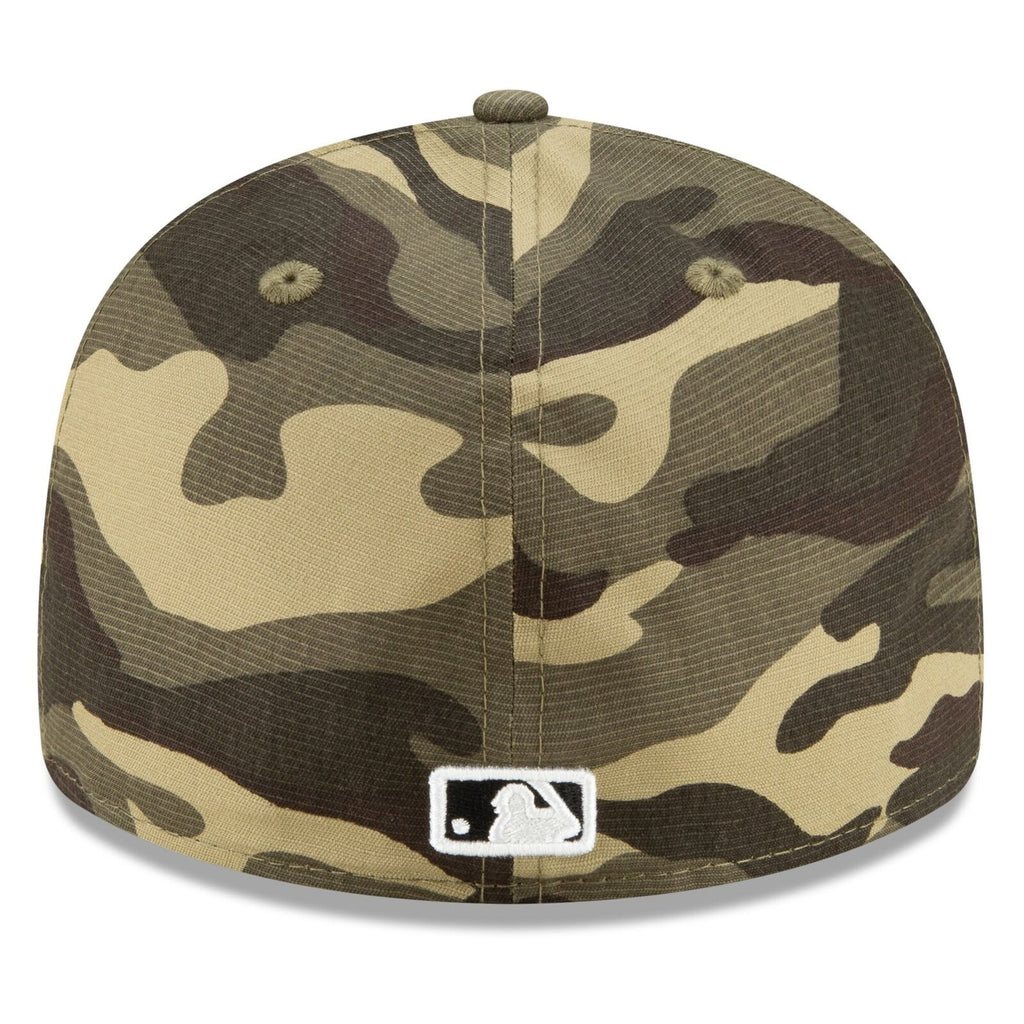 New Era Colorado Rockies 2021 Camo Armed Forces Day On-Field Low Profile 59FIFTY Fitted Hat