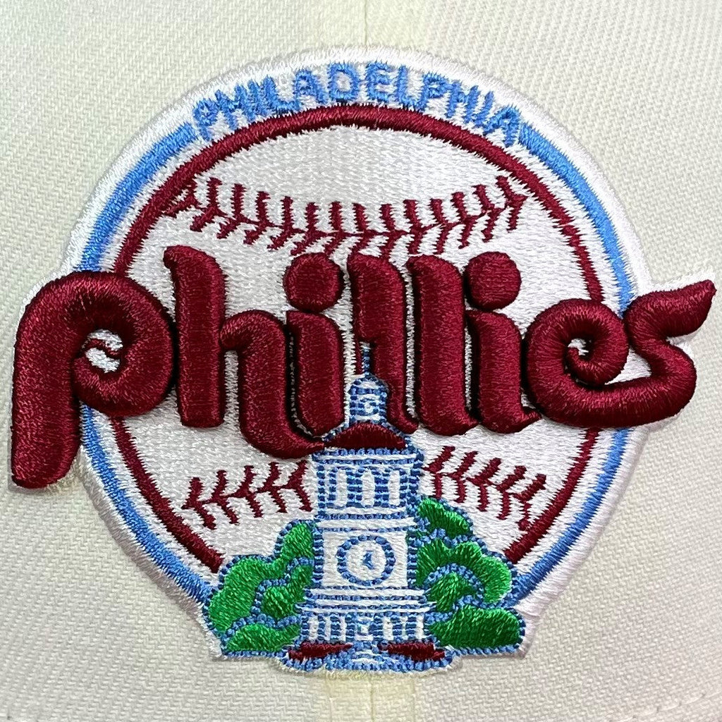 New Era Philadelphia Phillies Chrome/Cardinal Veterans Stadium 59FIFTY Fitted Hat