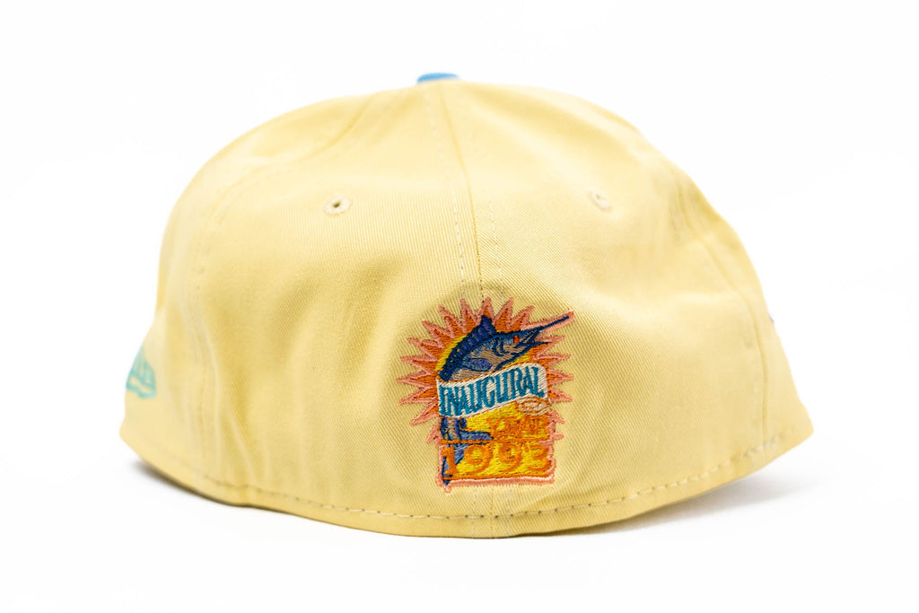 New Era Florida Marlins Soft yellow/Peach 19th Anniversary 59FIFTY Fitted Hat