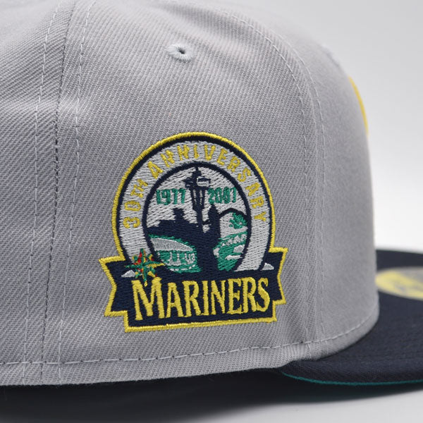 New Era Seattle Mariners Gray/Navy 30th Anniversary 59FIFTY Fitted Hat