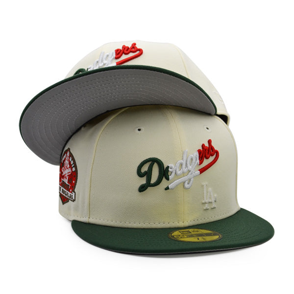 New Era Los Angeles Dodgers 60th Anniversary Chrome/Mountain Green 59FIFTY Fitted Hat