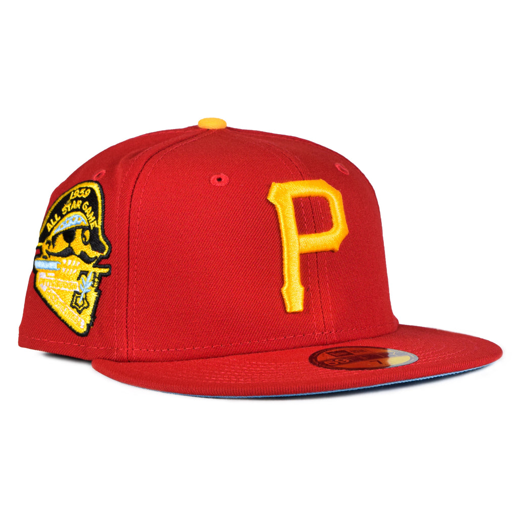 New Era Pittsburgh Pirates Red/Yellow 1959 All-Star Game 59FIFTY Fitted Hat