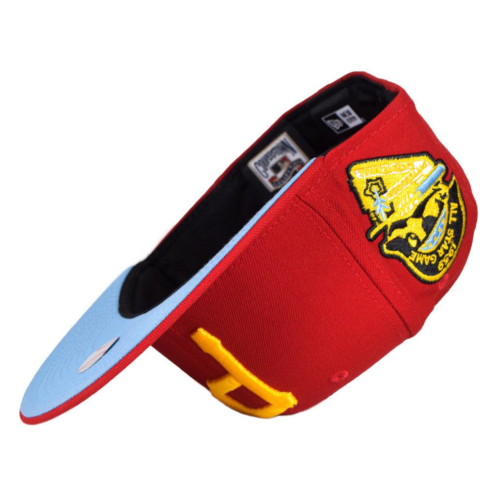 New Era Pittsburgh Pirates Red/Yellow 1959 All-Star Game 59FIFTY Fitted Hat