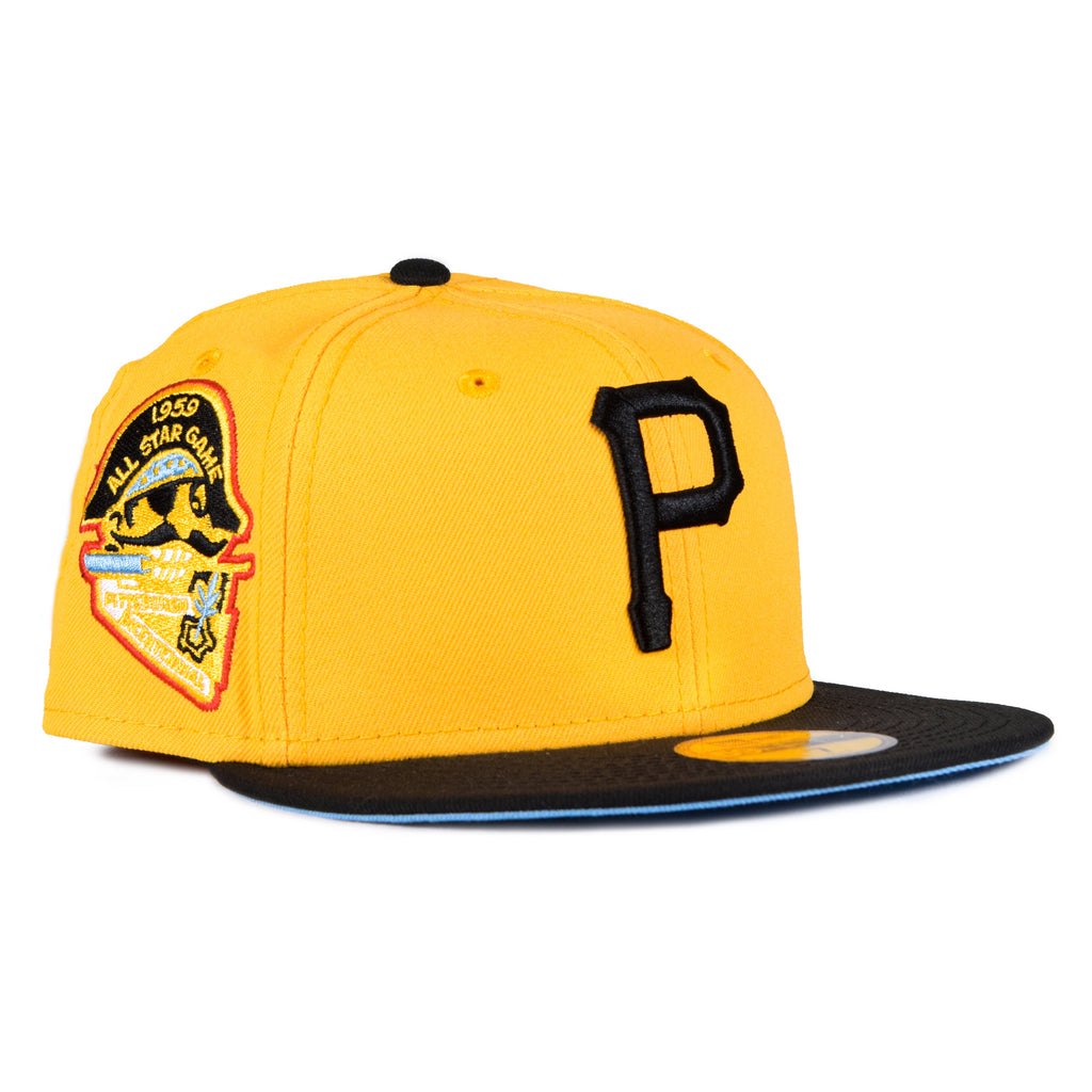 New Era Pittsburgh Pirates Yellow/Black 1959 All-Star Game 59FIFTY Fitted Hat