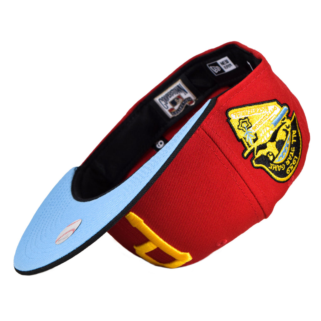 New Era Pittsburgh Pirates Two-Tone Red/Yellow/Black 1959 All-Star Game 59FIFTY Fitted Hat