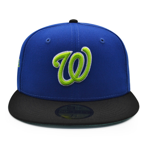 New Era Washington Nationals  Royal/Lime Green 2019 World Series Mint Bottom 59FIFTY Fitted Hat