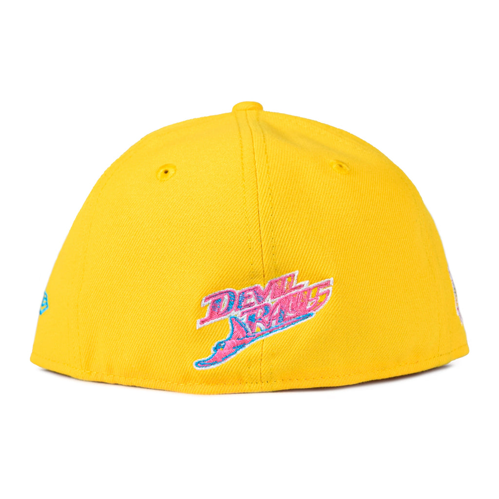 New Era Tampa Bay Devil Rays 'Starlight' Yellow/Pink 59FIFTY Fitted Hat