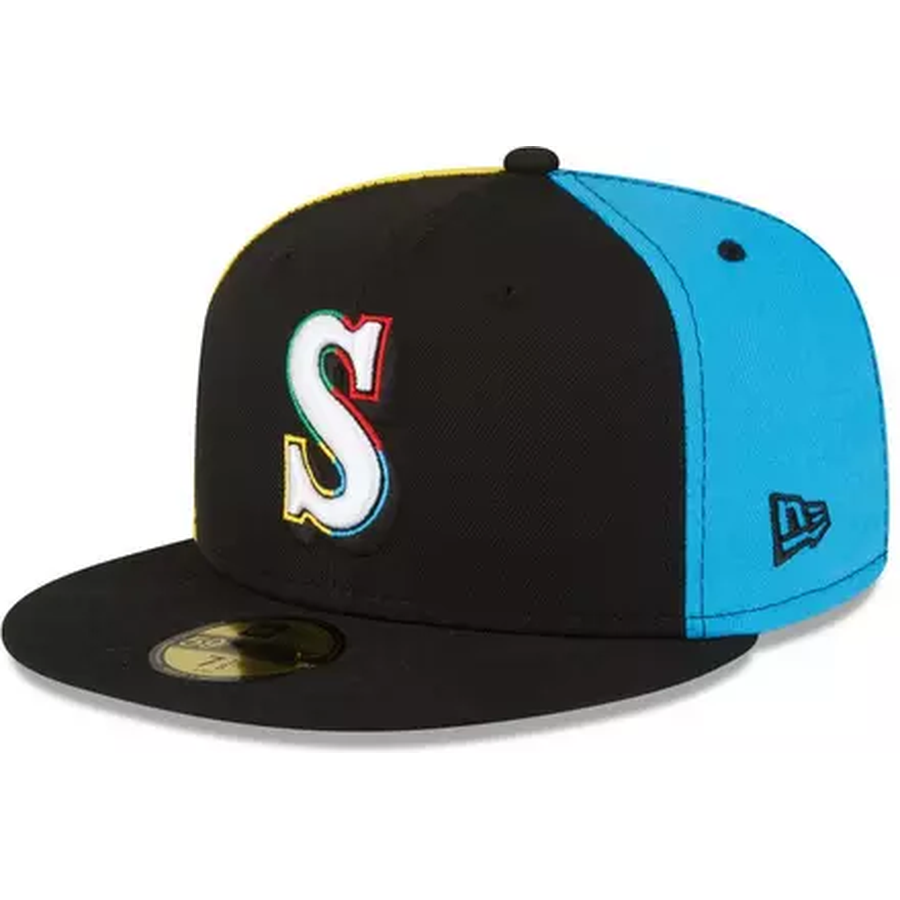 New Era x Hibbett Seattle Mariners Holiday Games Simon 59FIFTY Fitted Hat