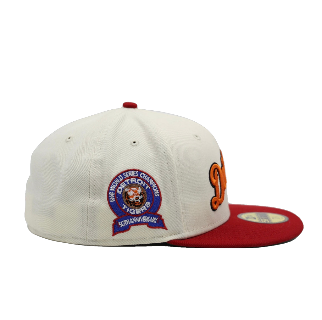 New Era Detroit Tigers "Netherlands" Chrome/Red/Orange 50th Anniversary 59FIFTY Fitted Hat