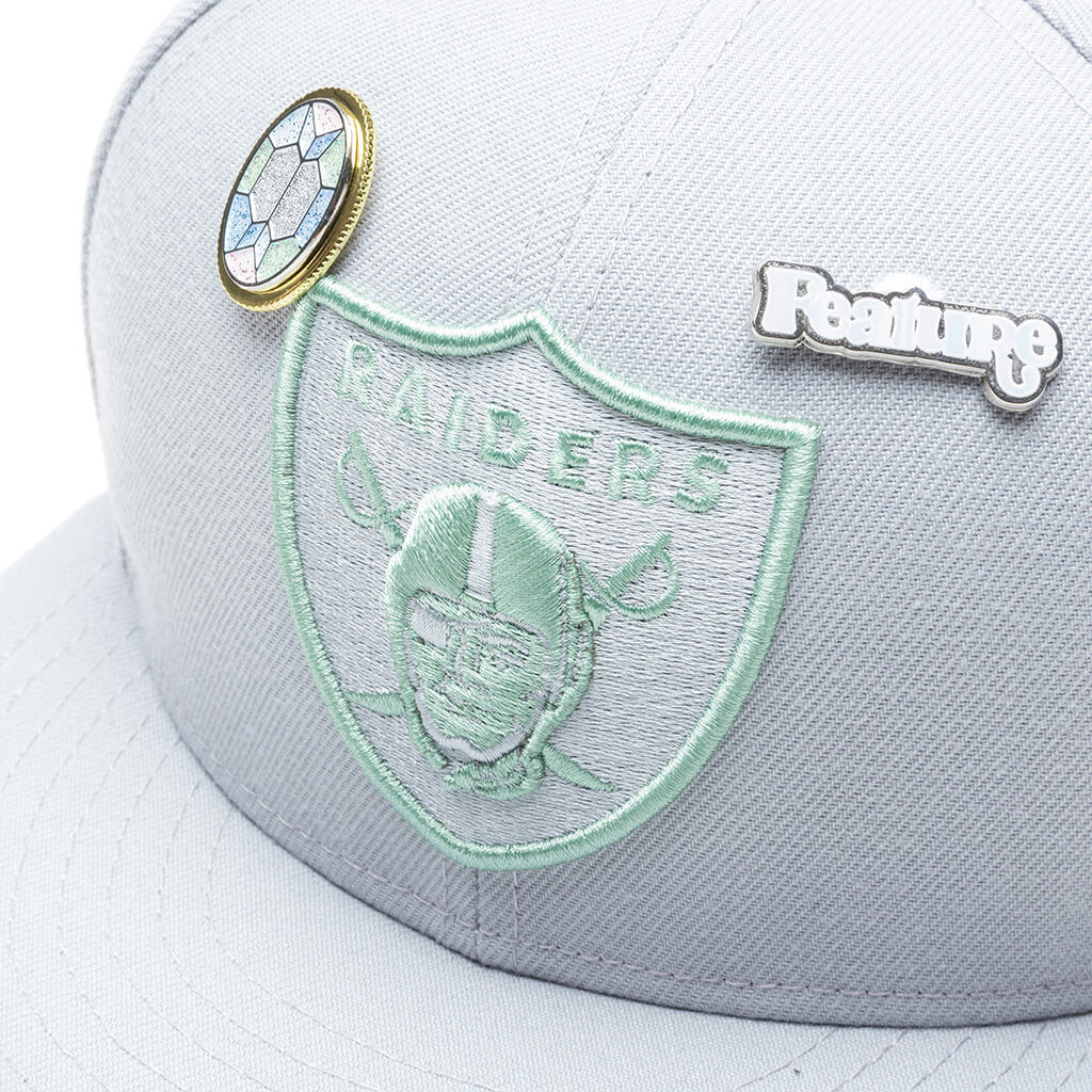 New Era x Feature Las Vegas Raiders "Opal" 59FIFTY Fitted Hat