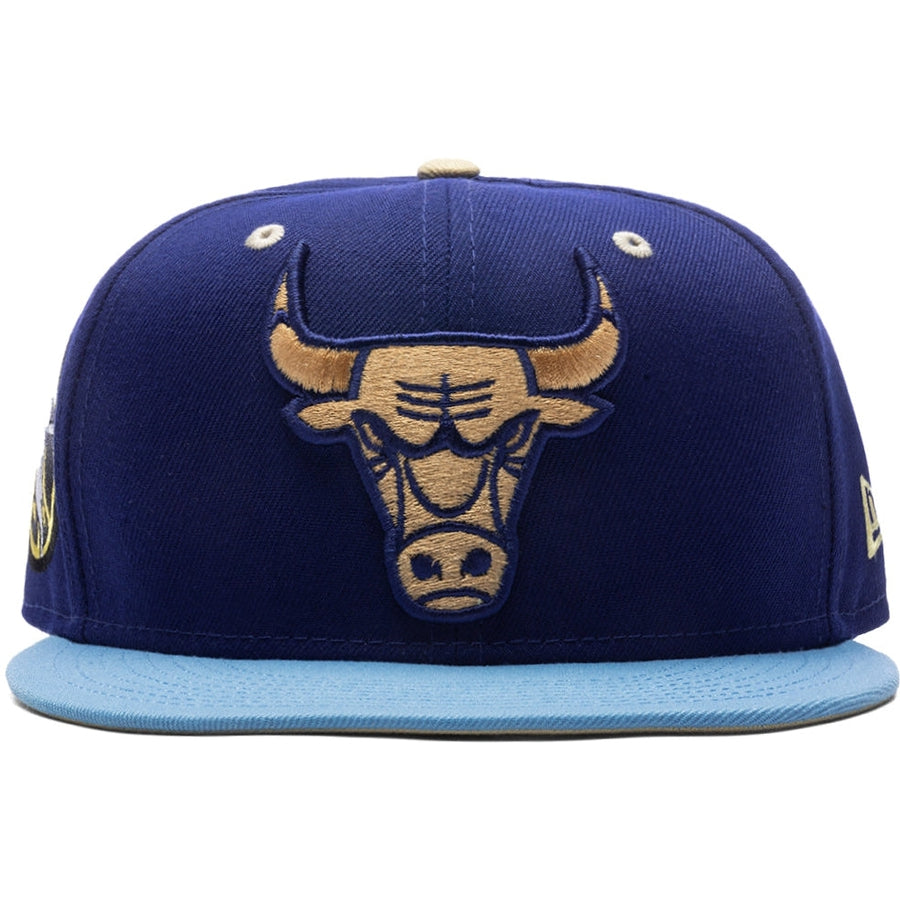 New Era 59FIFTY Chicago Bulls Icy UV Hat - Black, Light Blue Black/Light Blue / 7