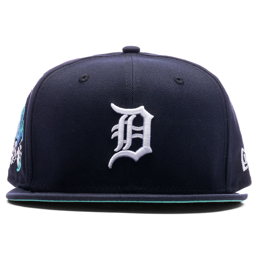 Shop New Era 59Fifty Detroit Tigers Grey Under Fitted Hat 70721212