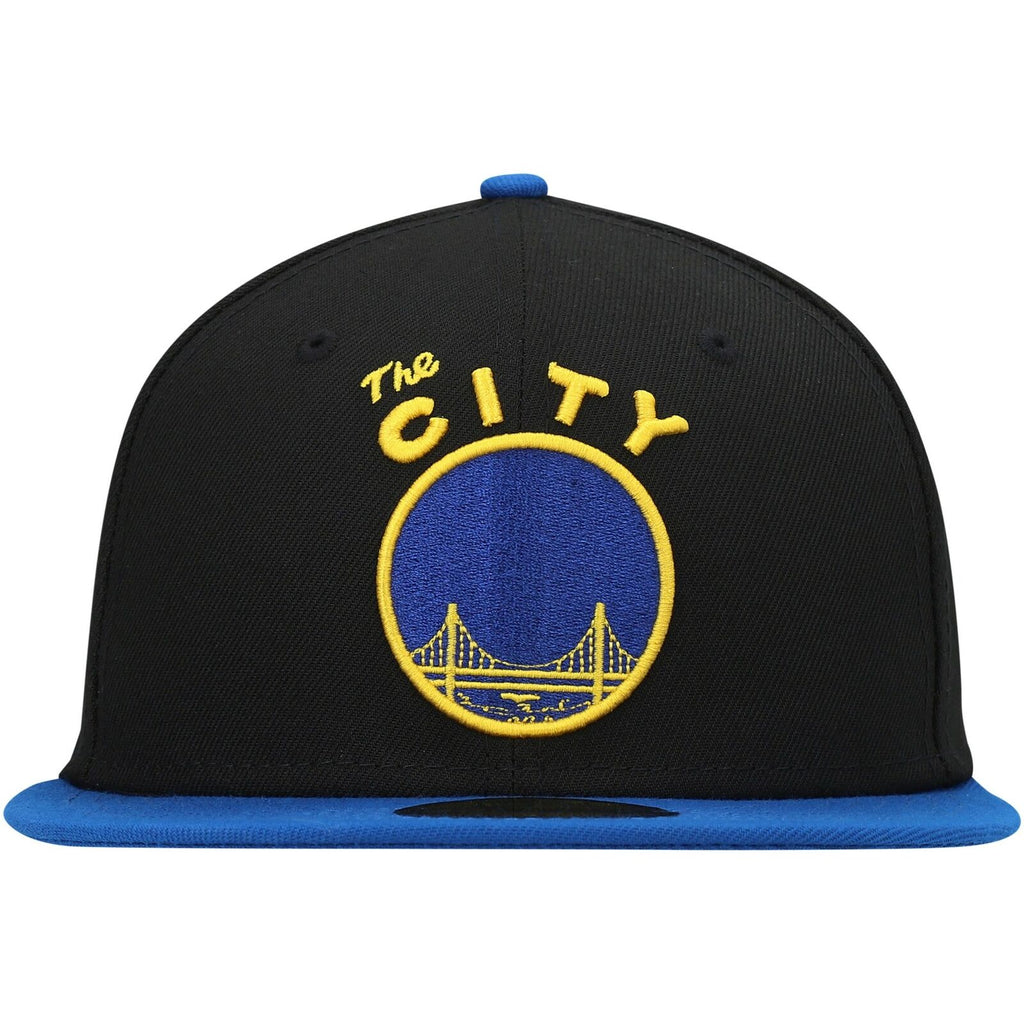 Men's New Era Royal Golden State Warriors City Cluster 59FIFTY Fitted Hat