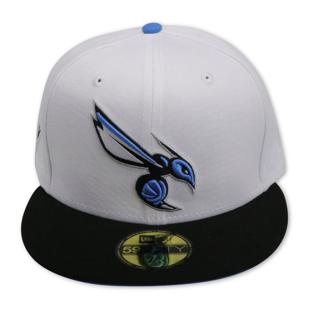 New Era Charlotte Hornets White/Sky/Black 75Th Anniversary 59FIFTY Fitted Hat