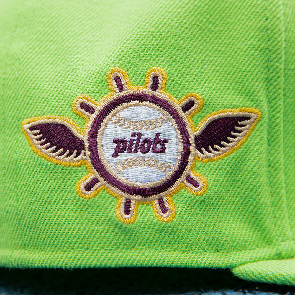 New Era Seattle Pilots Action Green 59FIFTY Fitted Hat