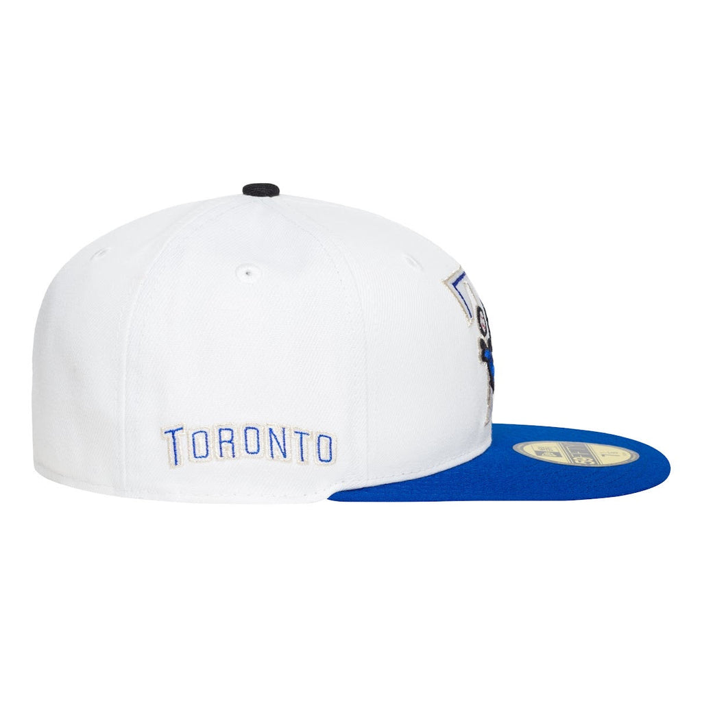 New Era White Toronto Blue Jays Neon Eye 59FIFTY Fitted Hat