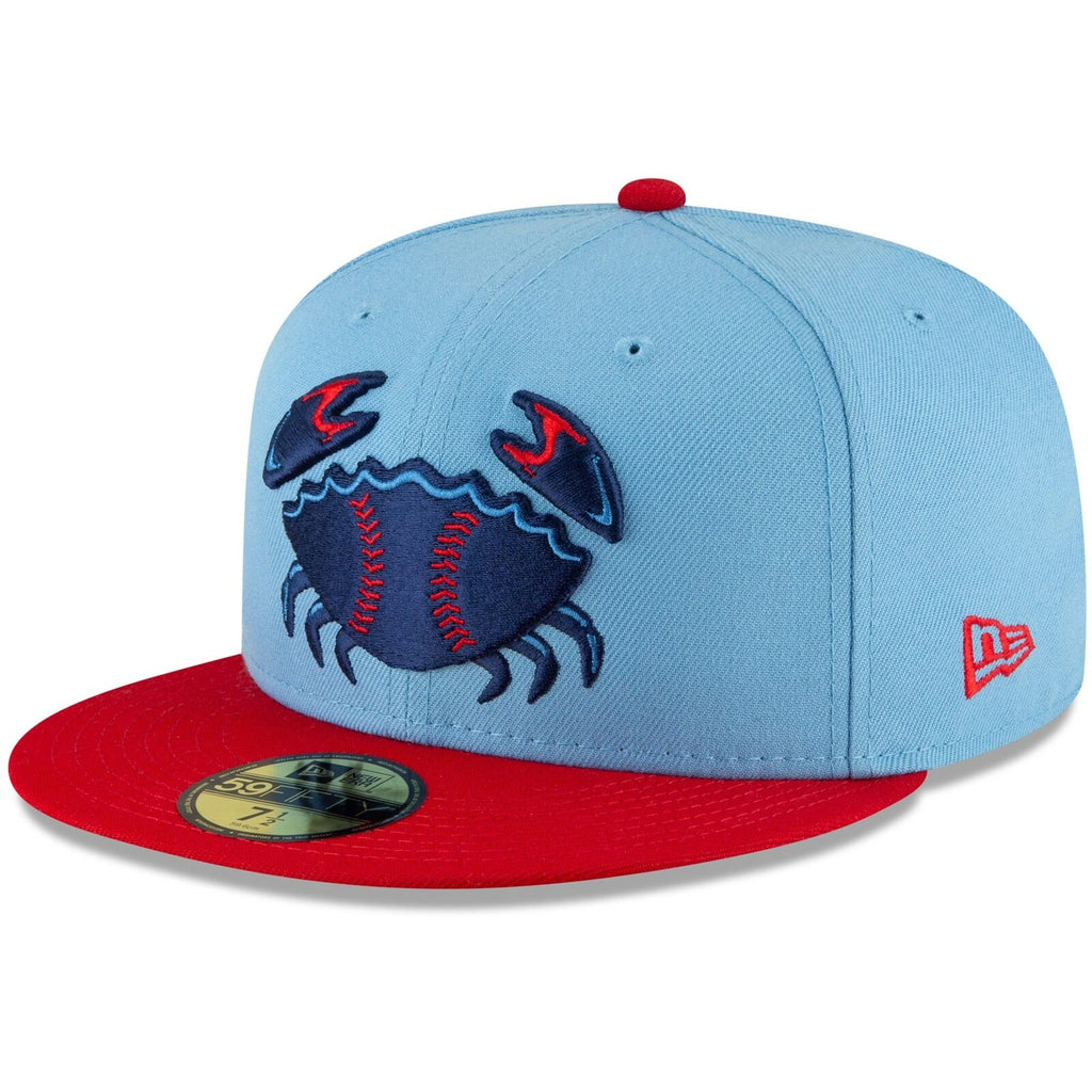 New Era Light Blue Lakewood Blueclaws Road Game Authentic Collection On-Field 59FIFTY Fitted Hat