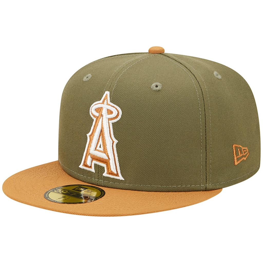 New Era Los Angeles Angels Olive/Brown Two-Tone Color Pack 59FIFTY Fit