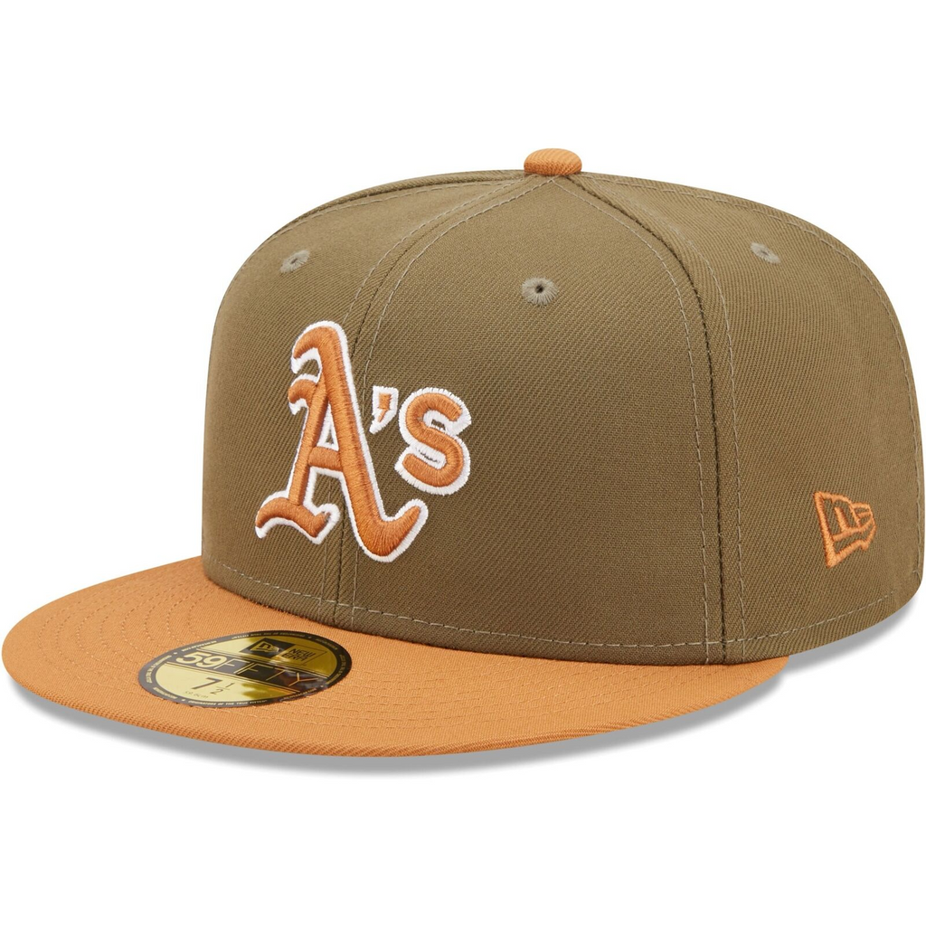 New Era Oakland Athletics Olive/Brown Two-Tone Color Pack 59FIFTY Fitted Hat