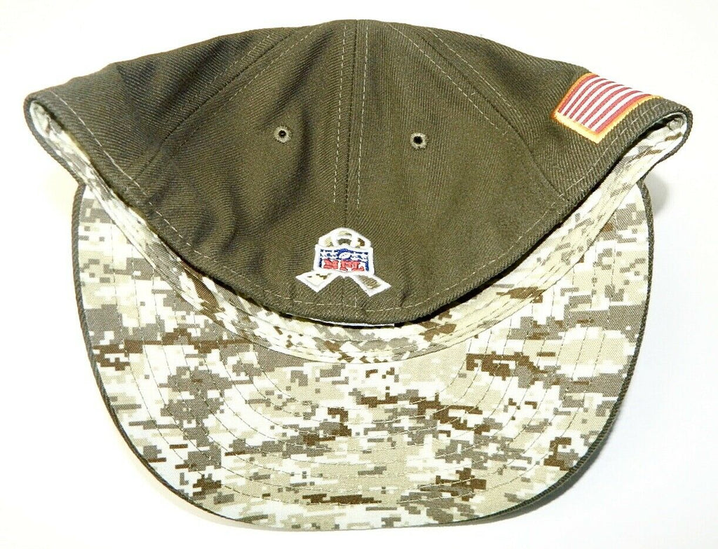 New Era Miami Dolphins 2018 Salute To Service Veteran Military Camo 59FIFTY Fitted Hat