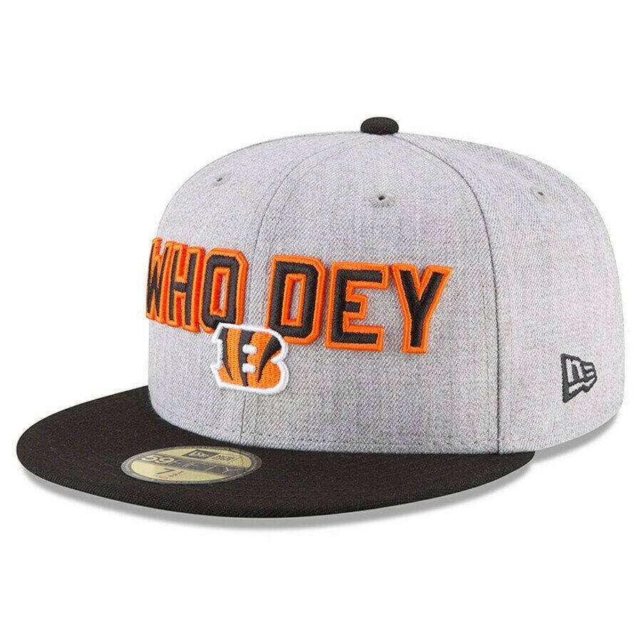 New Era Cincinnati Bengals "Who Dey" 2018 NFL Draft On-Stage 59FIFTY Fitted Hat