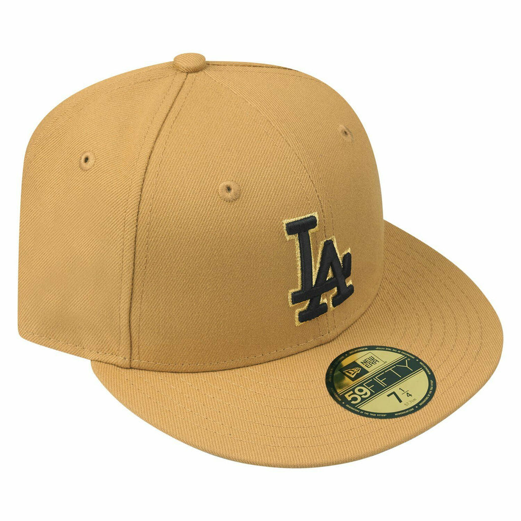 New Era Los Angeles Dodgers Panama Tan/Black 59FIFTY Fitted Hat