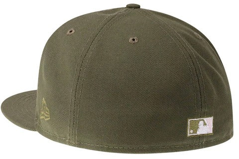 New Era Anaheim Angels 50th Anniversary 59Fifty Fitted Hat Olive/Pink -  SS21 Men's - GB