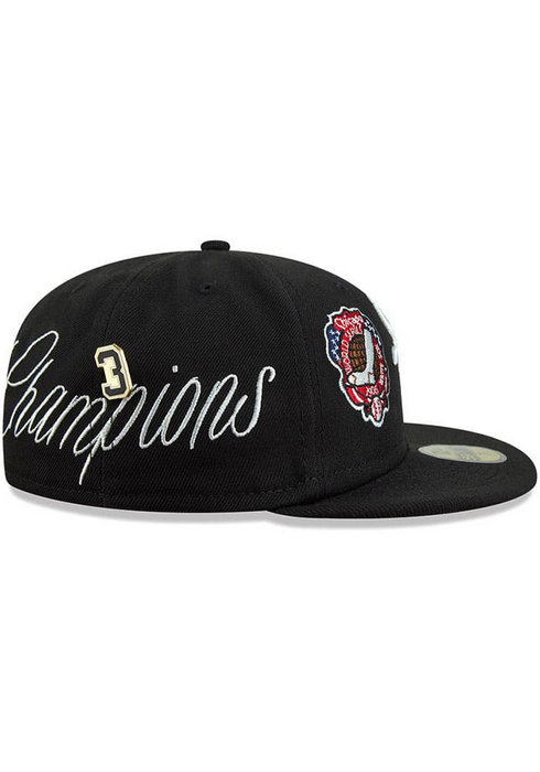 New Era Chicago White Sox Mens Black Historic Champs 59FIFTY Fitted Hat